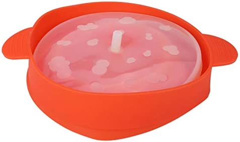 Gaeirt Seau à Pop-Corn à Micro-Ondes, Seau à Pop-Corn Pliant Rouge Flexible avec poignée pour Biscuits de Magasin Fiche Technique et Prix au Maroc