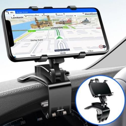 Support de téléphone portable de voiture rotatif à 360 degrés GPS
 Fiche Technique et Prix au Maroc