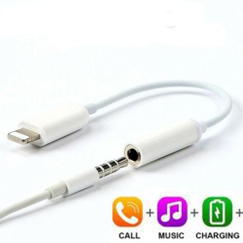Adaptateur Lightning vers mini-jack 3,5 mm pour iPhone 5/6/7/8/X/Xmax
 Fiche Technique et Prix au Maroc