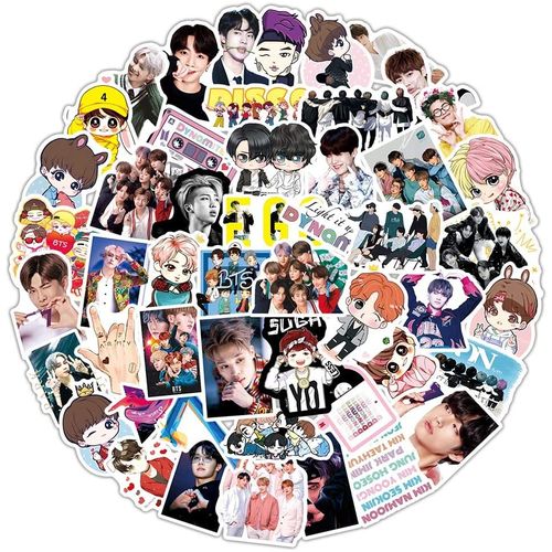 Autocollants imperméables Kpop stickers korean stars pack BANGTANG BTS ARMY
 Fiche Technique et Prix au Maroc