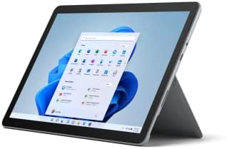 Microsoft Surface Go 3 Ordinateur Portable (Windows 11, écran 10.5'', 8Go RAM, 128Go SSD, Intel Pentium Gold, Wifi, Platine), le 2-en-1 PC/Tablette compact & polyvalent Fiche Technique et Prix au Maroc