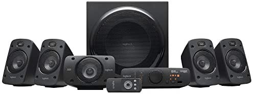 Logitech Z906 Système de Haut-Parleurs avec Son Surround 5.1, Certifié THX, Dolby & DTS, 1000 Watts en Puissance, Multi-Dispositifs, Entrées Multiples, Télécommande, Prise UK, PC/PS4/Xbox/TV Fiche Technique et Prix au Maroc