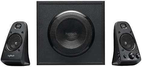 Logitech Z623 Système de Haut-Parleurs 2.1, Certifié THX, Dolby & DTS, 400 Watts en Puissance, Multi-Dispositifs, Entrées Audio 3,5 mm et RCA, Commandes Intégrées, Prise EU, PC/PS4/Xbox/TV/Smartphone Fiche Technique et Prix au Maroc