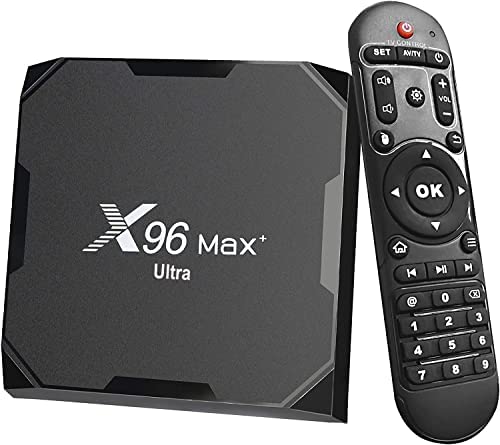 Zedo Android 11.0 TV Box X96 Max Plus Ultra Amlogic S905X4 4 Go 64 Go 2,4 G 5 G Dual WiFi BT4.0 Support AV1 H.265 8K HDR Media Player Fiche Technique et Prix au Maroc