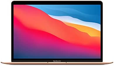 Apple Ordinateur Portable MacBook Air 2020 : Puce M1, éCran Retina 13′′, 8 Go de RAM, 256 Go de Stockage SSD, Clavier rétroéClairé, Caméra FaceTime HD, Touch ID; Or Fiche Technique et Prix au Maroc