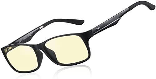 Duco Lunettes pour Jeux vidéo 223, antireflet, Anti-Scintillement, Filtre la lumière Bleue, Lunettes pour PC, Tablette, TV Gaming - Lunettes réduisant efficacement la Fatigue des Yeux (Noir) Fiche Technique et Prix au Maroc