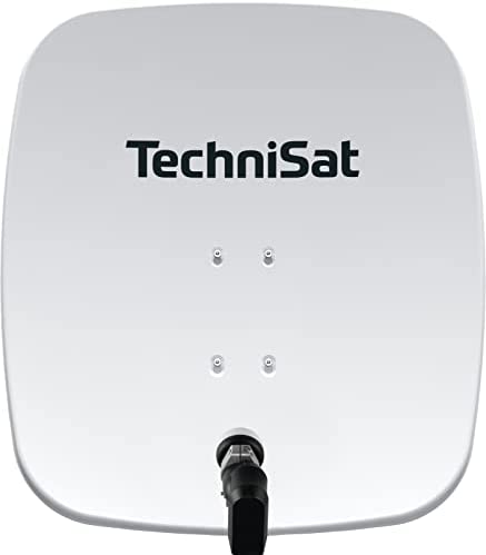 TechniSat SATMAN 65 Plus - Parabola satellitare per 4 partecipanti (Parabola da 65 cm Con attacco a palo e LNB Quattro-Switch universale da 40 mm) Bianco Fiche Technique et Prix au Maroc