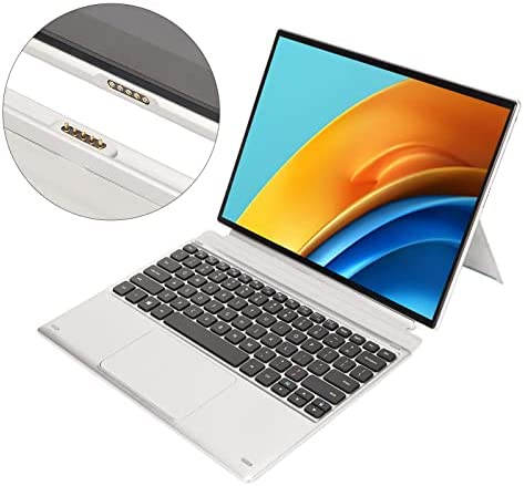 FOTABPYTI Mini Ordinateur Portable, Clavier Magnétique 3K écran Tactile Ordinateur Portable 12,3 Pouces Résolution 2880x1920 Windows11 pour Bureau (12+256G Prise UE) Fiche Technique et Prix au Maroc