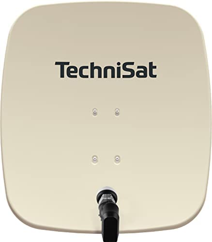 TechniSat SATMAN 65 Plus - Parabola satellitare Con LNB (sistema satellitare da 65 cm Con attacco a palo e LNB universale Quattro da 40 mm, necessario il multiswitch) Beige Fiche Technique et Prix au Maroc