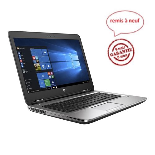 Hp ProBook 640 G2 - 14" - Core i3 6100U - 4 GB RAM - 500 GB HDD  Remis à Neuf
 Fiche Technique et Prix au Maroc