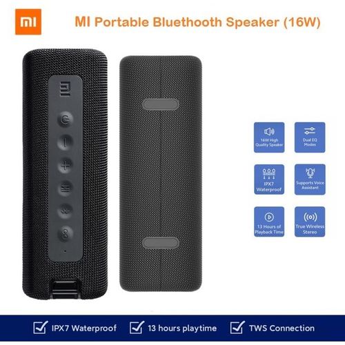 XIAOMI Haut-parleur portatif Mi Portable Bluetooth speaker 16w
 Fiche Technique et Prix au Maroc