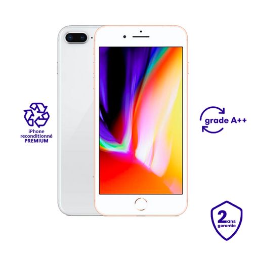 Apple iPhone 8 plus - 3GB RAM + 64GB ROM - Silver - Reconditionné
 Fiche Technique et Prix au Maroc