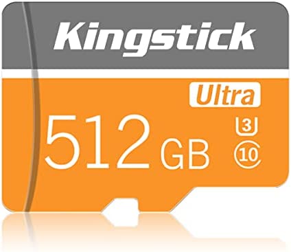 Carte mémoire Micro SD 512 Go avec adaptateur de carte SD (vitesse rapide classe 10) Carte mémoire Microsd TF Carte mémoire SD pour appareil photo Fiche Technique et Prix au Maroc