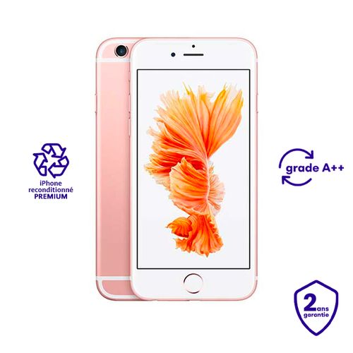Apple iPhone 6S - 2GB RAM + 128GB ROM - Rose Gold - Reconditionné
 Fiche Technique et Prix au Maroc
