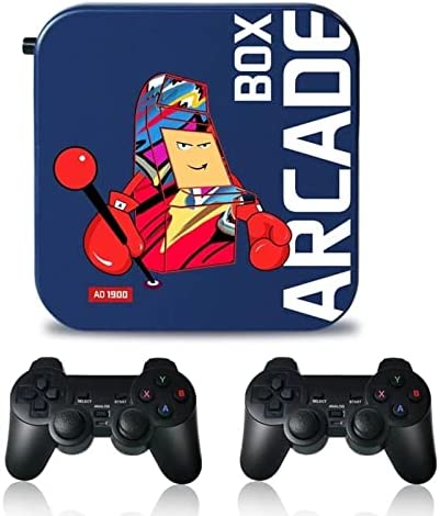 KINMRIS Arcade Box Console de jeu 128 Go classique rétro 40000 jeux avec écran HD 4K sur projecteur TV Cadeau d'anniversaire pour enfants Fiche Technique et Prix au Maroc