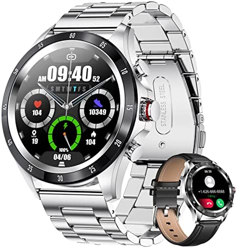 Montre Connectée Homme, 1.32'' Smartwatch avec Appel Bluetooth/Numérotation, Montre Intelligente Sports Etanche, Fréquence Cardiaque, Sommeil, Podomètre Calorie, Montre de Fitness pour Android iOS Fiche Technique et Prix au Maroc
