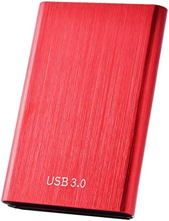 Disque dur externe 2 To, disque dur externe portable avec lecture rapide jusqu'à 500 Mb/s, disque dur externe pour PC, ordinateur portable compatible avec Mac/Windows(2 To Red) Fiche Technique et Prix au Maroc