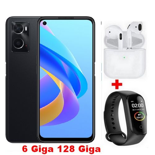Oppo A76(6Go+128Go) extension RAM+5 Go - 33W - Snapdragon 680+ Kit + Smart Band +Noir
 Fiche Technique et Prix au Maroc
