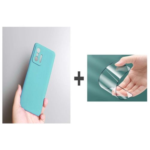 2 pièce Pochette Xiaomi Mi 11T pro Bleu ciel + ciramik anti casé Noir
 Fiche Technique et Prix au Maroc