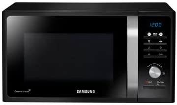 Samsung Microonde MG2AF301TCK/ET Four micro-ondes Grill, 23 litres, 800 W, gril 1100 W, noir Fiche Technique et Prix au Maroc