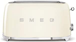 Smeg TSF02CREU Grille-Pain, Métal, Cream Fiche Technique et Prix au Maroc