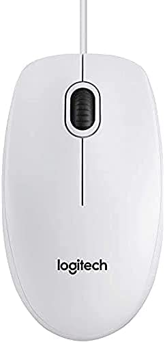 Logitech B100 Souris Filaire USB, 3 Boutons, Suivi Optique, Ambidextre, Compatible avec PC/Mac/Ordinateur Portable/Chromebook - Blanche Fiche Technique et Prix au Maroc