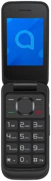 ALCATEL 2057 - Téléphone Portable Simple à Clapet 2G Bluetooth - Mobile pour Tous, Grand Écran QVGA 2,4" - Batterie Longue Durée 970mAh - Caméra Intégrée VGA - Accessoires Inclus - Volcano Black Fiche Technique et Prix au Maroc