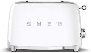 Smeg TSF01WHEU Grille-Pain, 950 W, Blanc Fiche Technique et Prix au Maroc