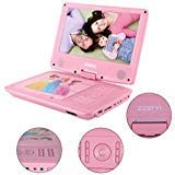 Zestyi 22,9 cm lecteur de DVD portable Lecteur CD pour enfants et les tout-petits avec appuie-tête de voiture, chargeur de voiture et écran pivotant (Rose) Fiche Technique et Prix au Maroc