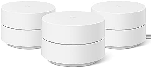 Google Wifi - Mesh Routeur Maillé, Set de 3, pour une Connection Fiable - Couverture jusqu'à 85m² par Point Fiche Technique et Prix au Maroc