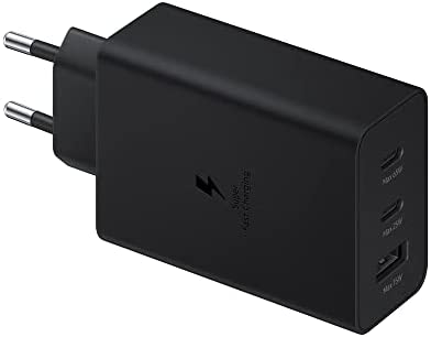 Samsung Chargeur Secteur Ultra Rapide Trio 65W, 2X Ports USB Type C & 1x USB Type A (sans câble) Fiche Technique et Prix au Maroc