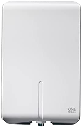 One For All – 3G/4G/5G- Bloque Les signaux – Antenne TV Extérieure – 4K Ultra HD TV – Signal Clear-Technologie – Distance aux émetteurs 0 – 50 – Blanc – SV9455-5G Fiche Technique et Prix au Maroc