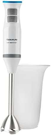 Taurus Bapi 1000 Rocket Inox - Mixeur plongeant 1000W, 20 vitesses réglables + Turbo, anti-éclaboussures, bol mesureur Fiche Technique et Prix au Maroc