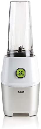 Domo do700bl Mixeur de Tasse 0.53L 1000 W métallique, blanc – Blender (Mixeur de Vase, 0,53 l, métallique, Blanc, 17215 RPM, 25825 RPM, 1000 W) Fiche Technique et Prix au Maroc