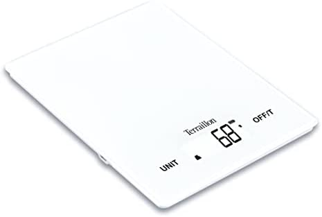 TERRAILLON Balance de Cuisine SMART USB - Rechargeable par USB - Auto ON - Fonction Tare et Conversion Liquide - Portée 5Kg - Blanc Fiche Technique et Prix au Maroc
