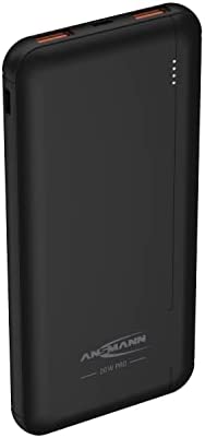 ANSMANN Batterie externe 20 W Pro 10 000 mAh (1 pce) – Powerbank avec 2 ports USB et 1 port USB-C – Batterie portable compatible iPhone, Samsung, Huawei, Google Pixel, etc. Fiche Technique et Prix au Maroc