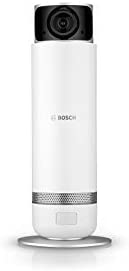 Caméra de surveillance Wi-Fi Bosch Smart Home, pivotable à 360°, pour l'intérieur, possibilité de commande depuis l'application et le téléphone portable, compatible avec Alexa Fiche Technique et Prix au Maroc