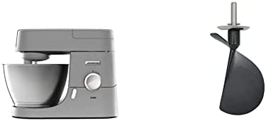 Kenwood Chef KVC3110S, , Robot Pâtissier, Robot pâtissier multifonctions avec Blender de 1.7L, 1000W, Argent & Spatule Accessoire Pour Mélangeur Planétaire Pour Pâtisserie AT511,Noir Fiche Technique et Prix au Maroc