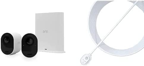 Arlo Ultra 2 Spotlight Camera Surveillance WiFi VMS5240 + Accessoire certifié Câble de Recharge Magnétique Fiche Technique et Prix au Maroc