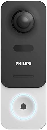 Sonnette vidéo connectée Philips Link sur batterie.Facile à installer.Contrôlez l'accès de vos visiteurs avec votre smartphone.Solution wifi sans fil,image en full HD grand angle 160°,vision de nuit Fiche Technique et Prix au Maroc