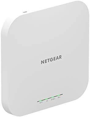 NETGEAR Point d'accès WiFi 6 (WAX610) - Borne WiFi 6 Bi-Bandes AX1800| Jusqu'à 250 périphériques| Point d'accès WiFi 1 port 2,5G | 802.11ax | Gestion à distance Insight | PoE + ou secteur en option Fiche Technique et Prix au Maroc