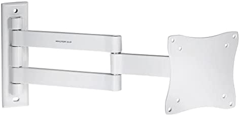 ProperAV Support mural robuste à bras pivotant pour TV 13" à 28", VESA max de 100x100, Blanc Fiche Technique et Prix au Maroc