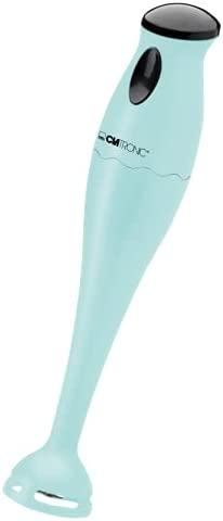 Clatronic SM 3577 Mixeur plongeant avec moteur puissant de 180 W, lame en acier inoxydable (inoxydable), récipient de mixage transparent (500 ml) et œillet de suspension, vert menthe, plastique Fiche Technique et Prix au Maroc