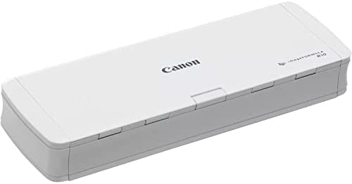 Canon ImageFORMULA R10 Scanner de Documents Mobile (Recto Verso, 600 DPI Technologie Plug and Scan intégrée, Scanner Couleur, Logiciel CaptureOnTouch Lite, capteur d'image CIS) 4861C003 Fiche Technique et Prix au Maroc