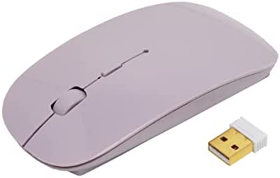 APM 100401 - Souris Optique sans Fil - Mouse Wireless avec Récepteur Nano USB pour Ordinateur et Portable - 4 Boutons et 1 Molette de Défilement - 2 Piles AAA Incluses - Violet Pastel Fiche Technique et Prix au Maroc