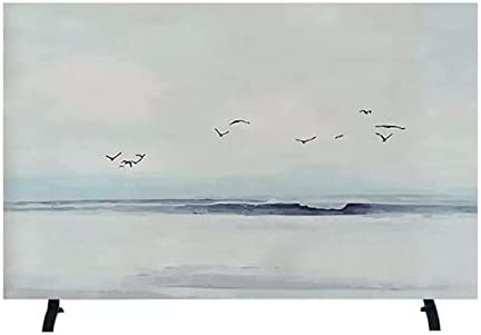 WMOENS Housse Anti-poussière TV 24" À 65", Housse De Moniteur TV/PC, Imperméable Et Respirante, Protection D'écran TV pour Télévision À Écran Plat, Smart TV (Color : A, Size : 65in/W151CMxH92CM) Fiche Technique et Prix au Maroc