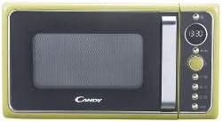 Micro-ondes Gril CANDY DIVO G25CG, 25 litres, programmateur digital, 6 niveaux de puissance, application Cook-In, Design Retro, Couleur Verte Fiche Technique et Prix au Maroc