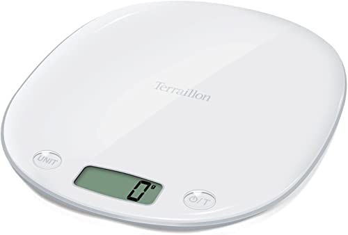 Terraillon Balance de Cuisine, Tare, Conversions Liquides, Poignée intégrée, Portée 5 kg, Macaron, Meringue Fiche Technique et Prix au Maroc