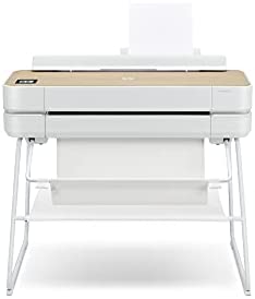 Imprimante grand format - Traceur HP DesignJet Studio finition bois 24 pouces jusqu’à A1, impression mobile, Wi-Fi, Gigabit Ethernet, USB 2.0 haut débit, garantie de 2 ans (5HB12A) Fiche Technique et Prix au Maroc