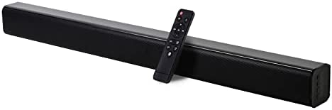 Barre de Son 120W, Dyplay 78cm USB Lecteur de Musique Stéréo Mural, Télécommande, 2.0 Canaux, Bluetooth 5.0, Optique 3,5 mm/HDMI Arc/USB/TF, Home Cinéma Barre de Son TV pour TV/PC/PS4 Fiche Technique et Prix au Maroc